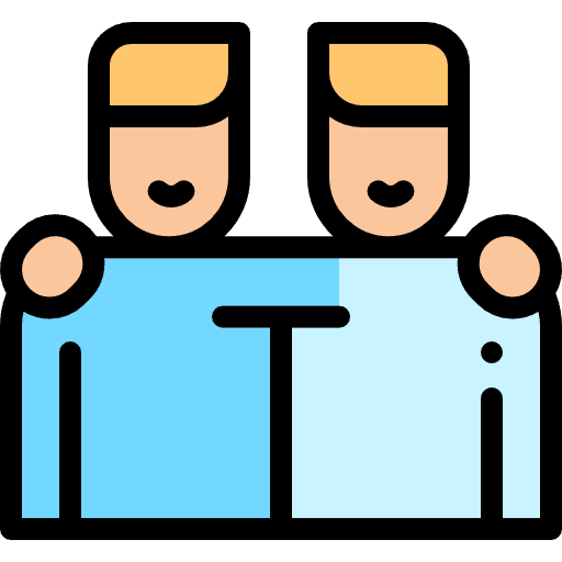 Friends friends boys people icon