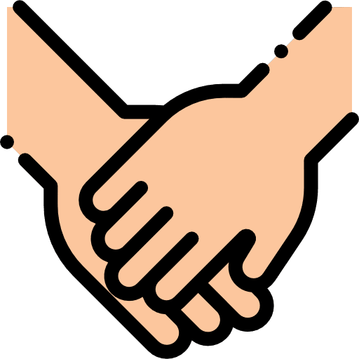 Hands friendship shake hands hands icon