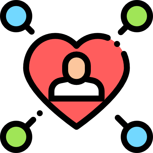 Kindness avatar love social media icon