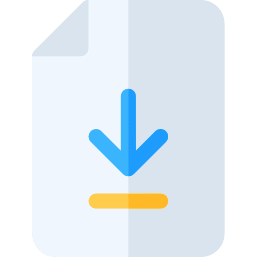 Document file archive installer icon