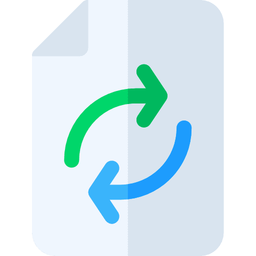 Document interface archive files and folders icon
