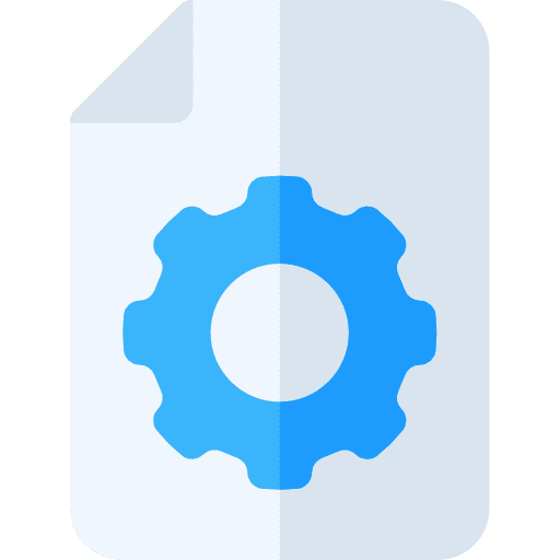 File archive document files and folders icon