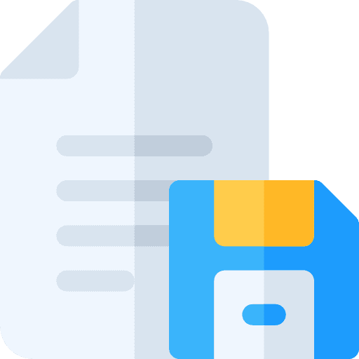 File document save file icon