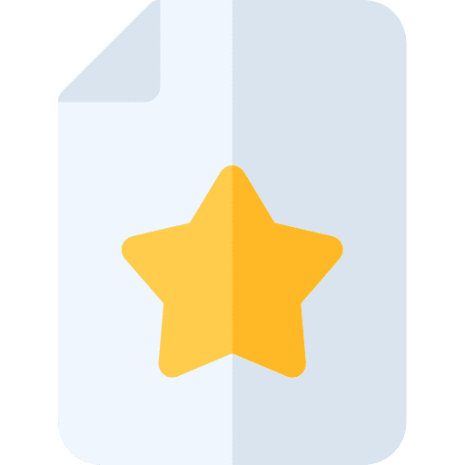 File favorite document file icon