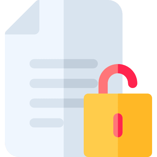 File document interface file icon