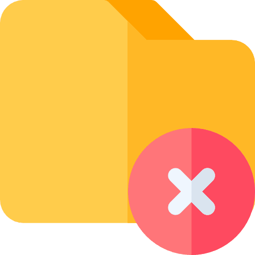 Folder file storage folder files and folders icon