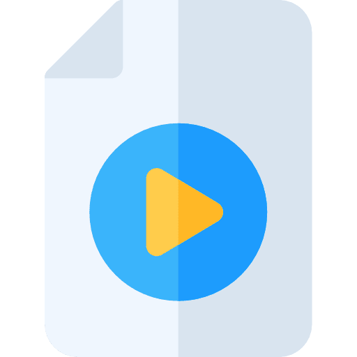 Video file file video file document icon