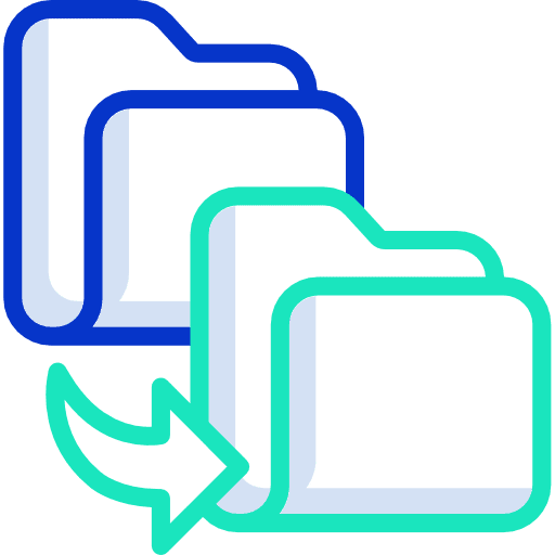 Folder archive files documents icon