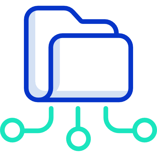 Folder folder shared folder social media icon