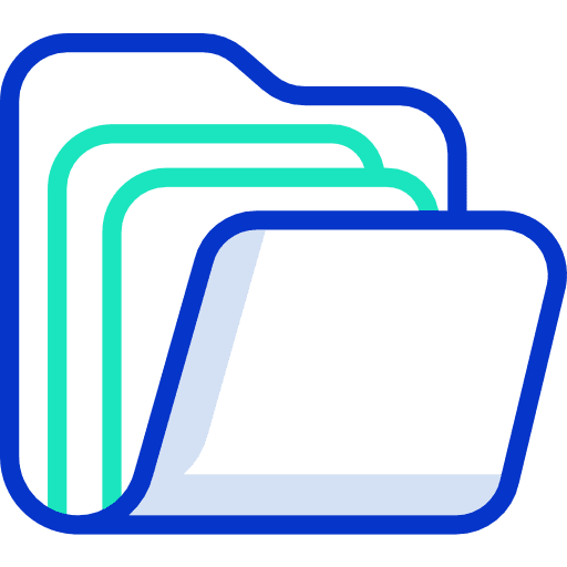 Folder open folders document icon