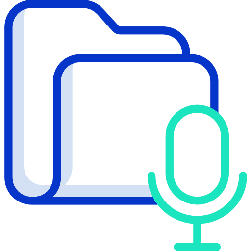 Audio document musical music and multimedia icon