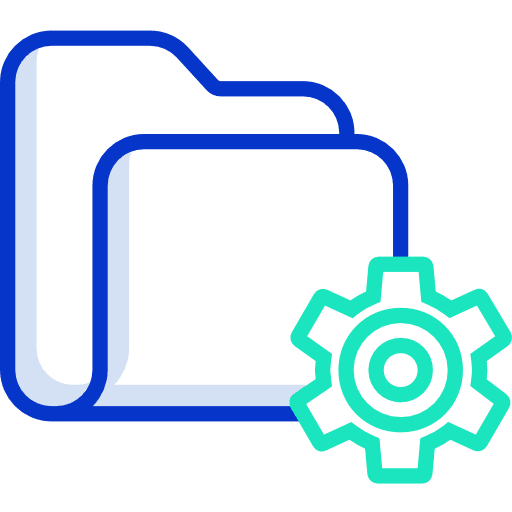 Folder project management file files and folders icon