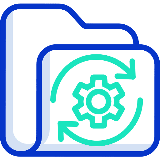 Folder settings folder setting icon