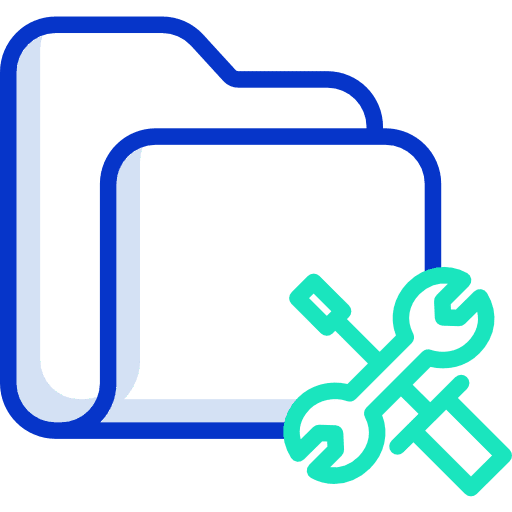 Folder files folder setting icon