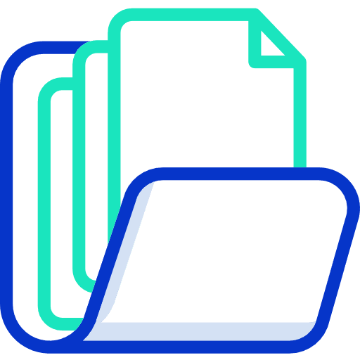 Folder folder record business icon