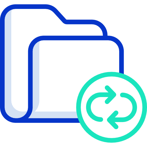 Folder reload interface files and folders icon