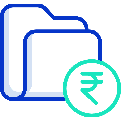 Folder storage files and folders data storage icon