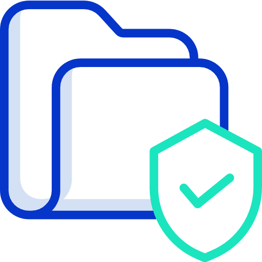Folder archives archive protection icon