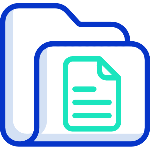 Folder documents document business icon