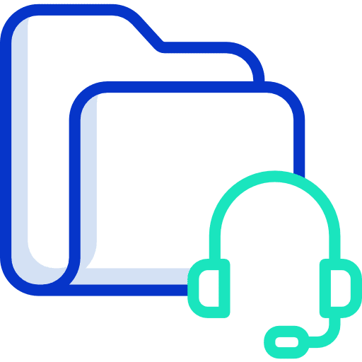 Folder folder musical note audio icon