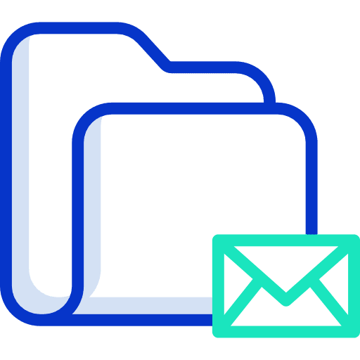 Folder mail folder files and folders icon