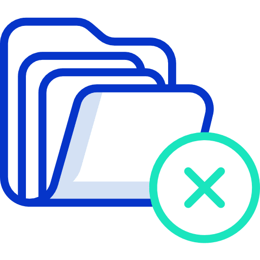 Folder office material files documents icon