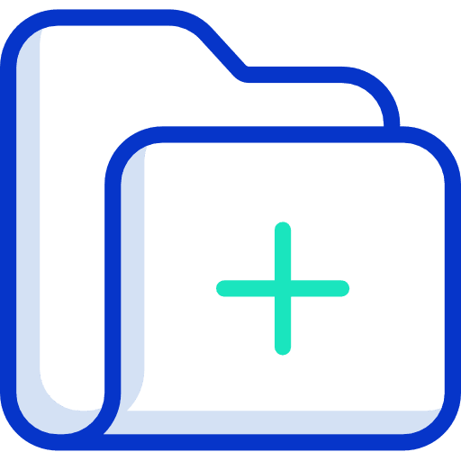 Folder archive folder office material icon