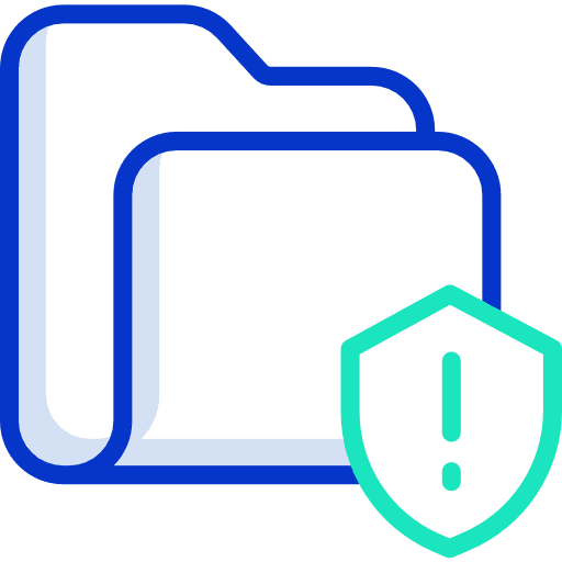 Folder files and folders folder danger icon