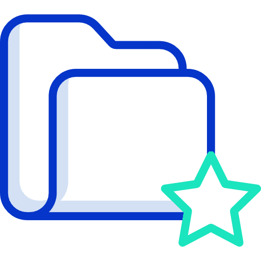 Folder interface folder favorite icon
