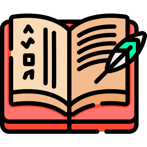 Book text lines books icon