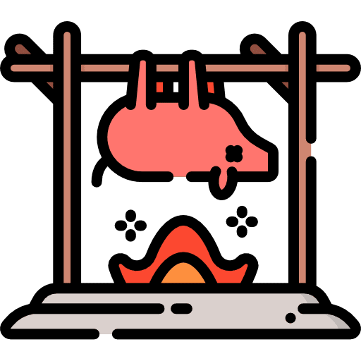 Food pig food and restaurant food icon