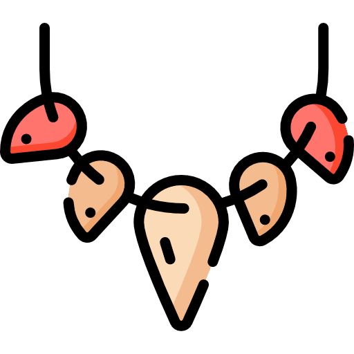 Necklace fashion accessory tooth icon