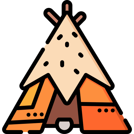 Tent native american cultures architecture and city icon