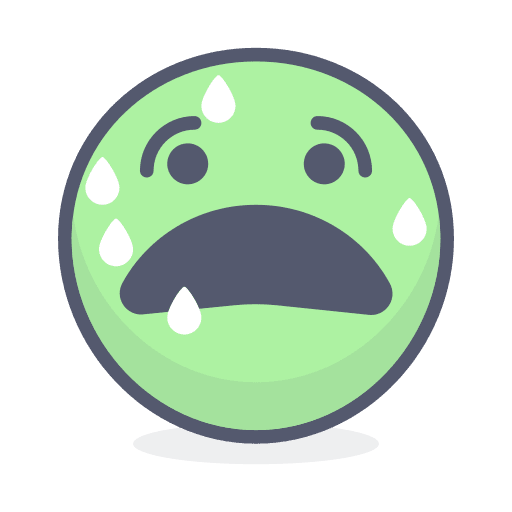 Fear smileys feelings smiley icon