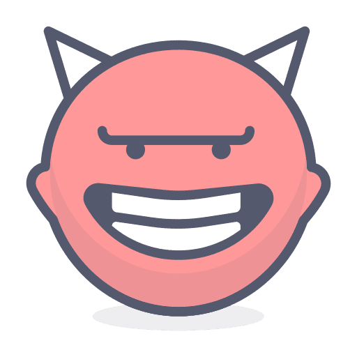 Devil devil feelings smiley icon
