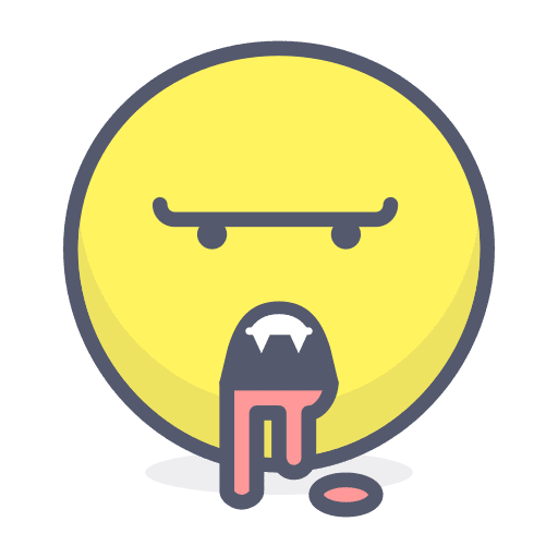 Drool feelings smiley drool icon