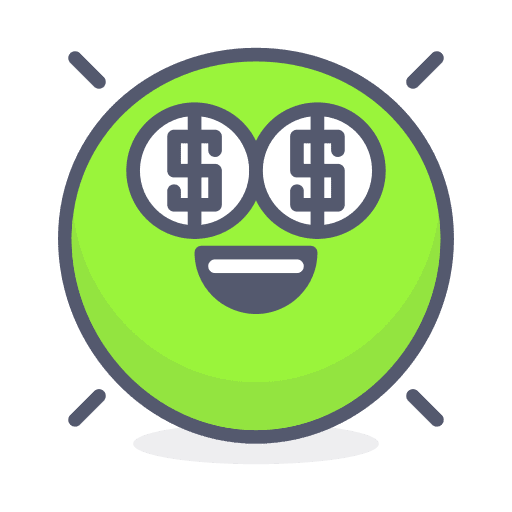 Greed smileys emoticons greed icon
