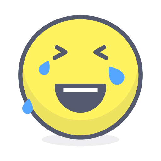 Laughing emoticons feelings tears icon