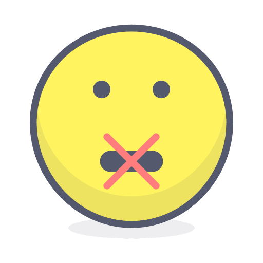 Silence emoji smileys smiley icon