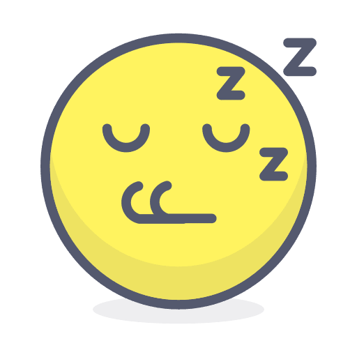Sleep emoji feelings smileys icon