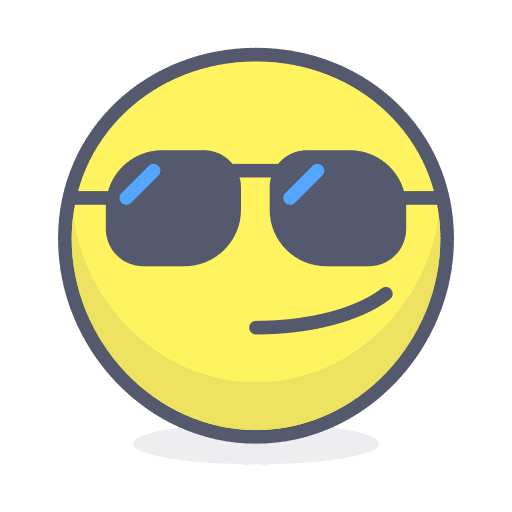 Cool emoticons cool feelings icon