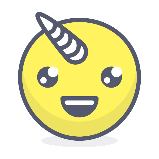 Unicorn emoji unicorn smileys icon
