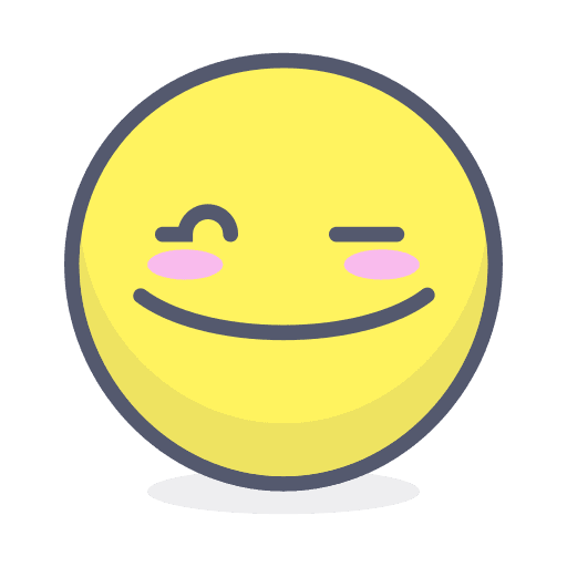 Wink feelings emoticons emoji icon