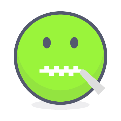 Zipped smileys smiley emoticons icon