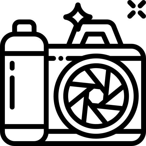 Photo camera photography electronics photo camera icon