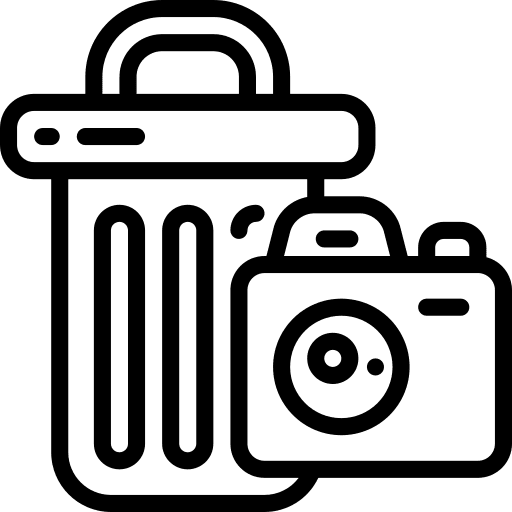 Delete delete trash rubbish bin icon