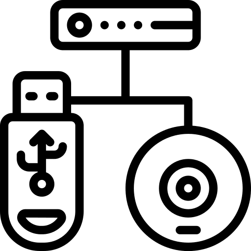 Memory electronics memory usb icon