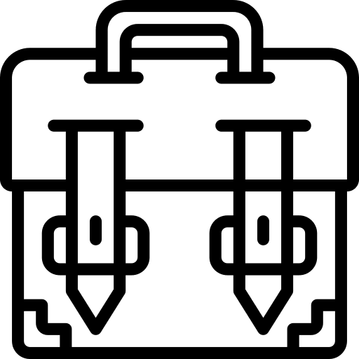 Portfolio portfolio suitcase bag icon