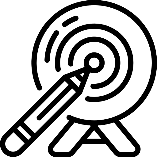 Target seo and web target goal icon