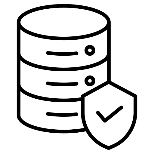Database interface data quality database icon